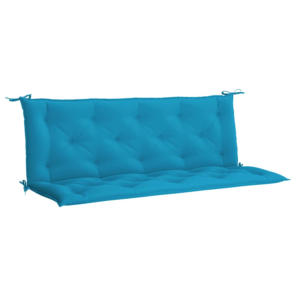 Cuscino per Panca Azzurro 150x(50+50)x7cm in Tessuto Oxford | homemem39
