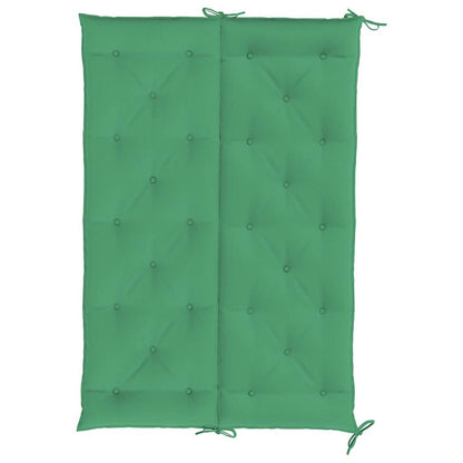Cuscino per Panca Verde 150x(50+50)x7cm in Tessuto Oxford