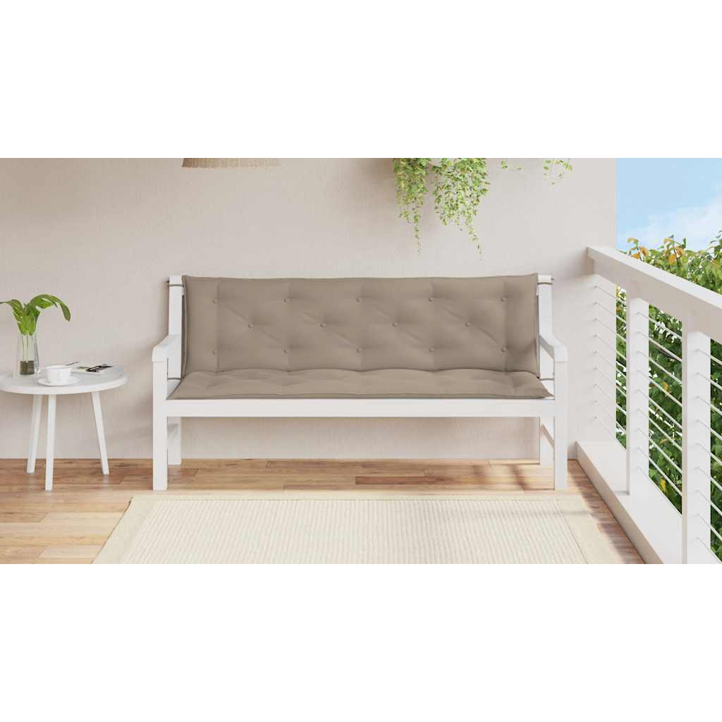 Cuscino per Panca Beige 150x(50+50)x7cm in Tessuto Oxford | homemem39
