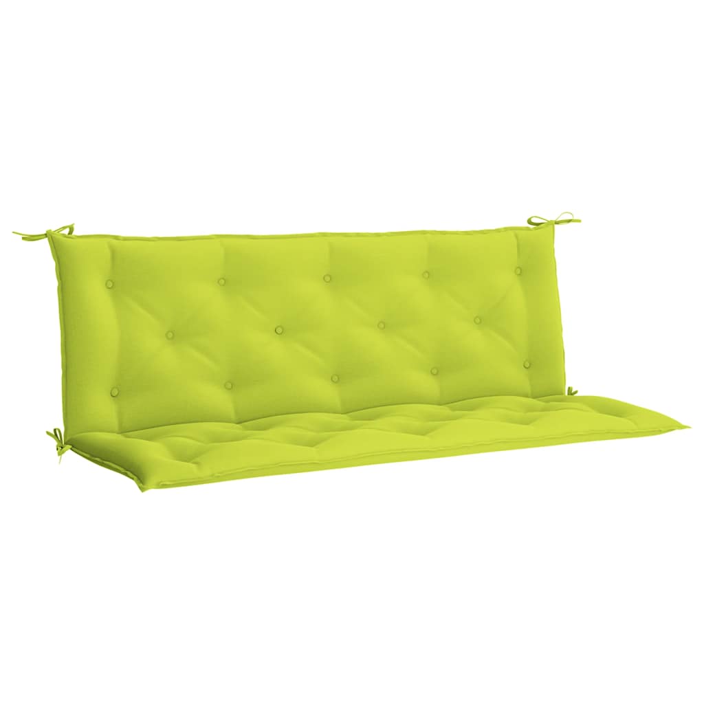 Cuscino per Panca Verde Intenso 150x(50+50)x7cm Tessuto Oxford | homemem39