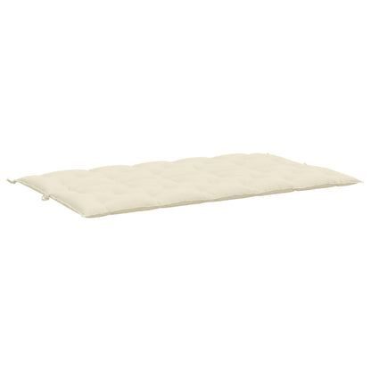 Cuscino per Panca Bianco Crema 180x(50+50)x7 cm Tessuto Oxford - homemem39