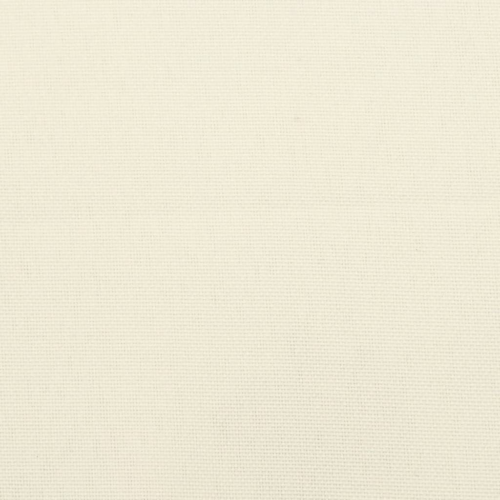 Cuscino per Panca Bianco Crema 180x(50+50)x7 cm Tessuto Oxford - homemem39