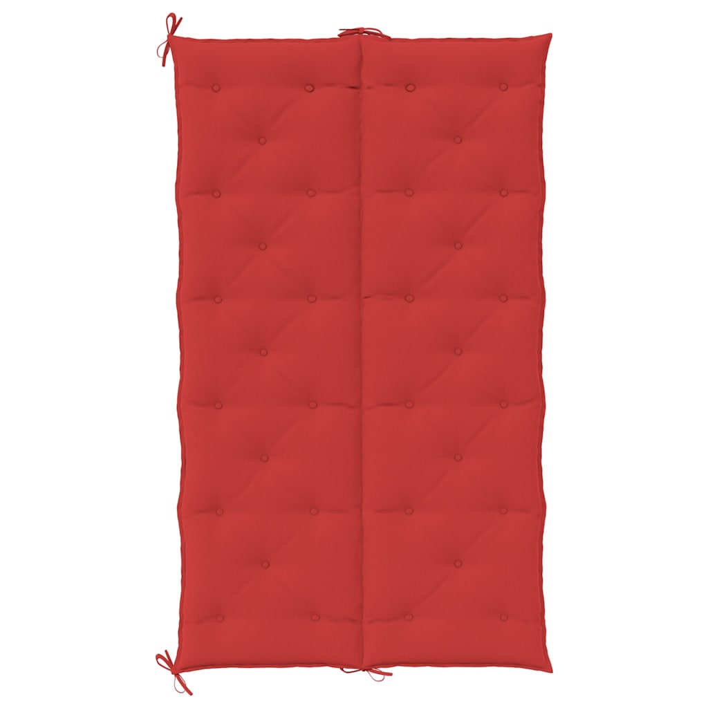 Cuscino per Panca Rosso 180x(50+50)x7 cm in Tessuto Oxford