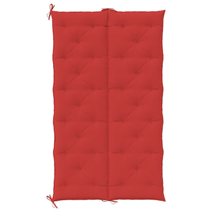 Cuscino per Panca Rosso 180x(50+50)x7 cm in Tessuto Oxford