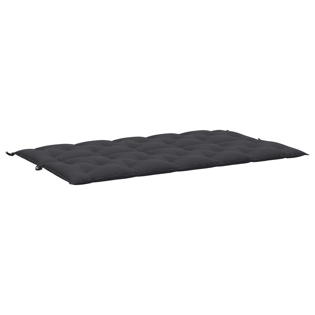 Cuscino per Panca Nero 180x(50+50)x7 cm in Tessuto Oxford | homemem39