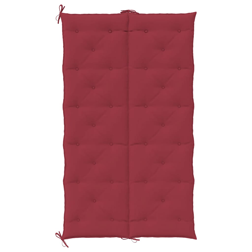 Cuscino per Panca Rosso Vino 180x(50+50)x7 cm in Tessuto Oxford | homemem39