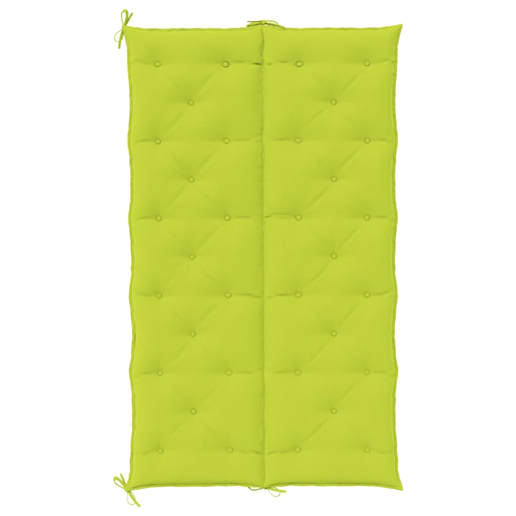 Cuscino per Panca Verde Intenso 180x(50+50)x7 cm Tessuto Oxford