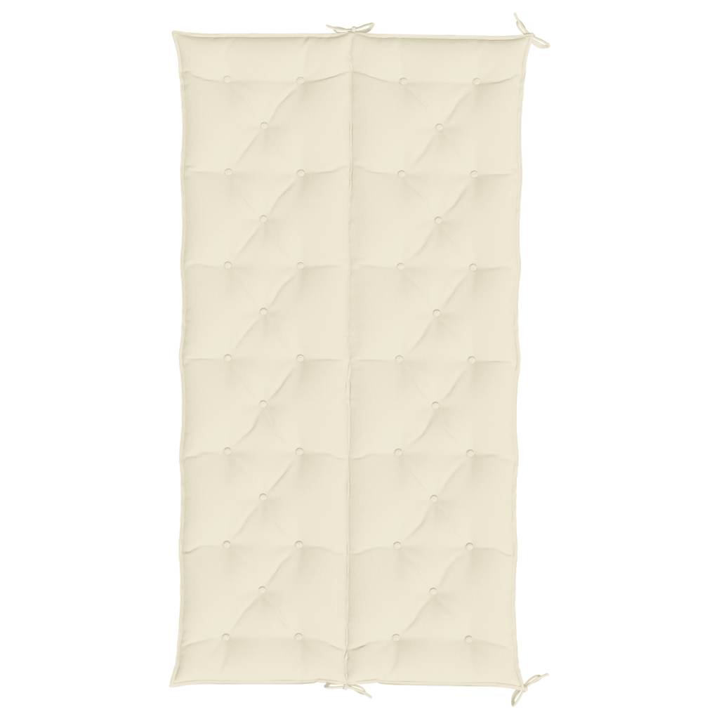 Cuscini Panca Giardino 2pz Bianco Crema 200x50x7 Tessuto Oxford | homemem39
