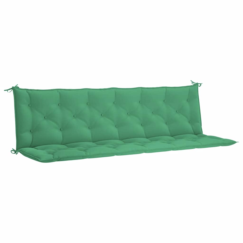 Cuscini per Panca 2 pz Verdi 200x50x7 cm in Tessuto Oxford | homemem39