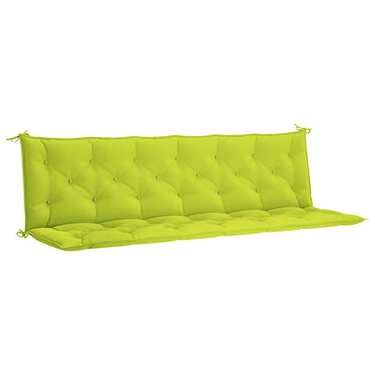 Cuscino per Panca Verde Intenso 200x(50+50)x7 cm Tessuto Oxford | homemem39
