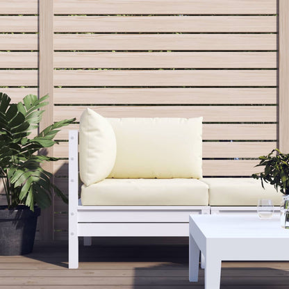 Cuscini per Pallet 3 pz Bianco Crema in Tessuto Oxford | homemem39