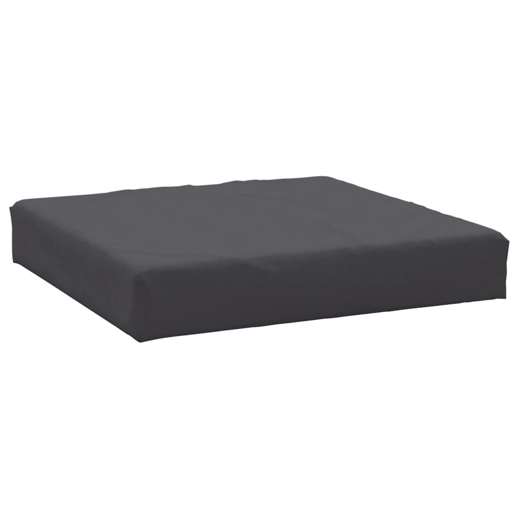 Cuscino per Pallet Antracite 60x60x6 cm in Tessuto | homemem39