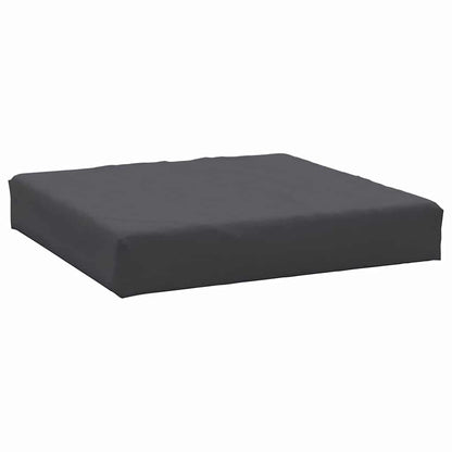 Cuscino per Pallet Antracite 60x60x6 cm in Tessuto