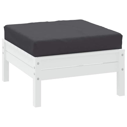 Cuscino per Pallet Antracite 60x60x6 cm in Tessuto