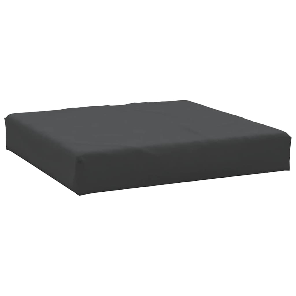 Cuscino per Pallet Nero 60x60x6 cm in Tessuto | homemem39