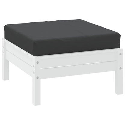 Cuscino per Pallet Nero 60x60x6 cm in Tessuto | homemem39