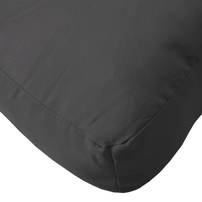 Cuscino per Pallet Nero 60x60x6 cm in Tessuto | homemem39