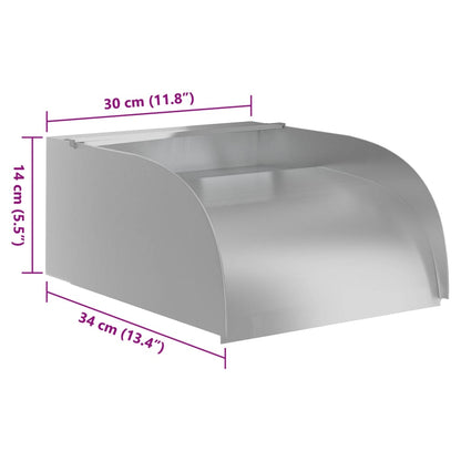 Cascata con LED 30x34x14 cm in Acciaio Inox 304 - homemem39