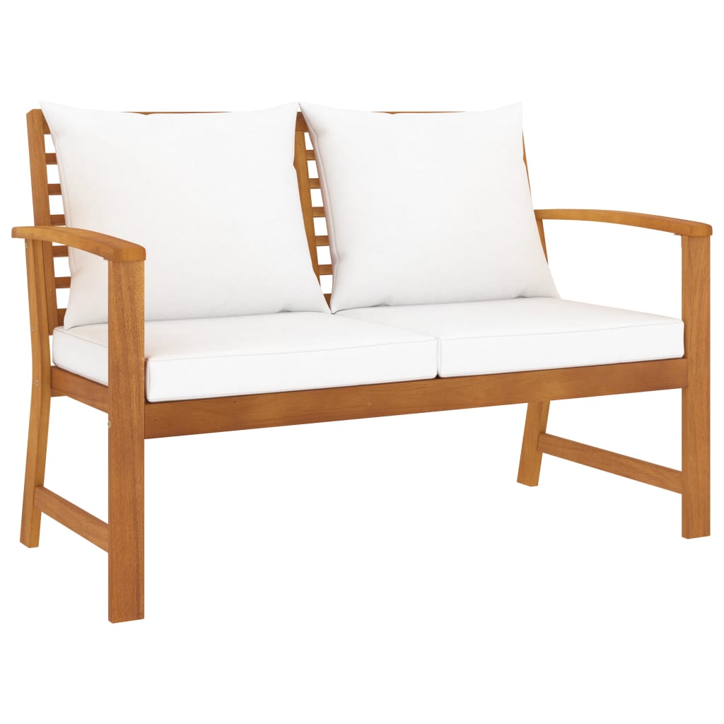 Set Divani da Giardino 5 pz con Cuscini in Legno Acacia - homemem39