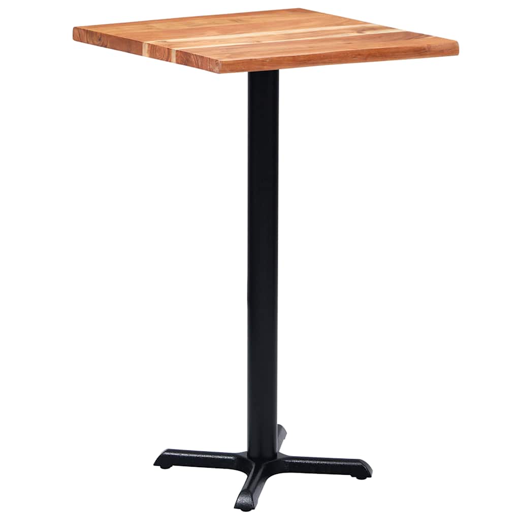 Gamba per Tavolino da Bar Nero 56x56x107 cm in Ghisa