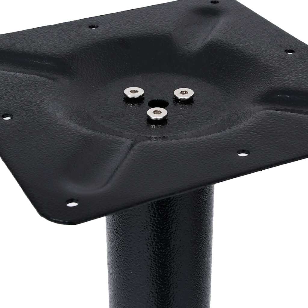 Gamba per Tavolino da Bar Nero 76x76x107cm in Ghisa