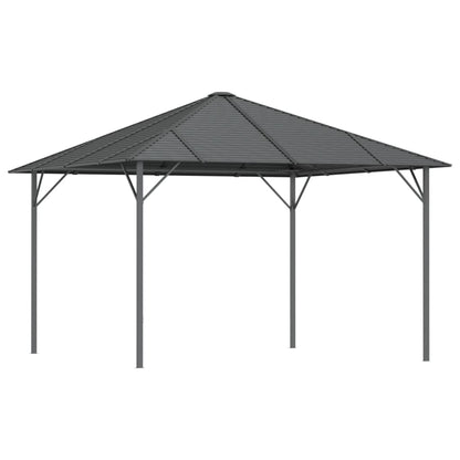 Gazebo con Tetto 3x3 m Antracite | homemem39