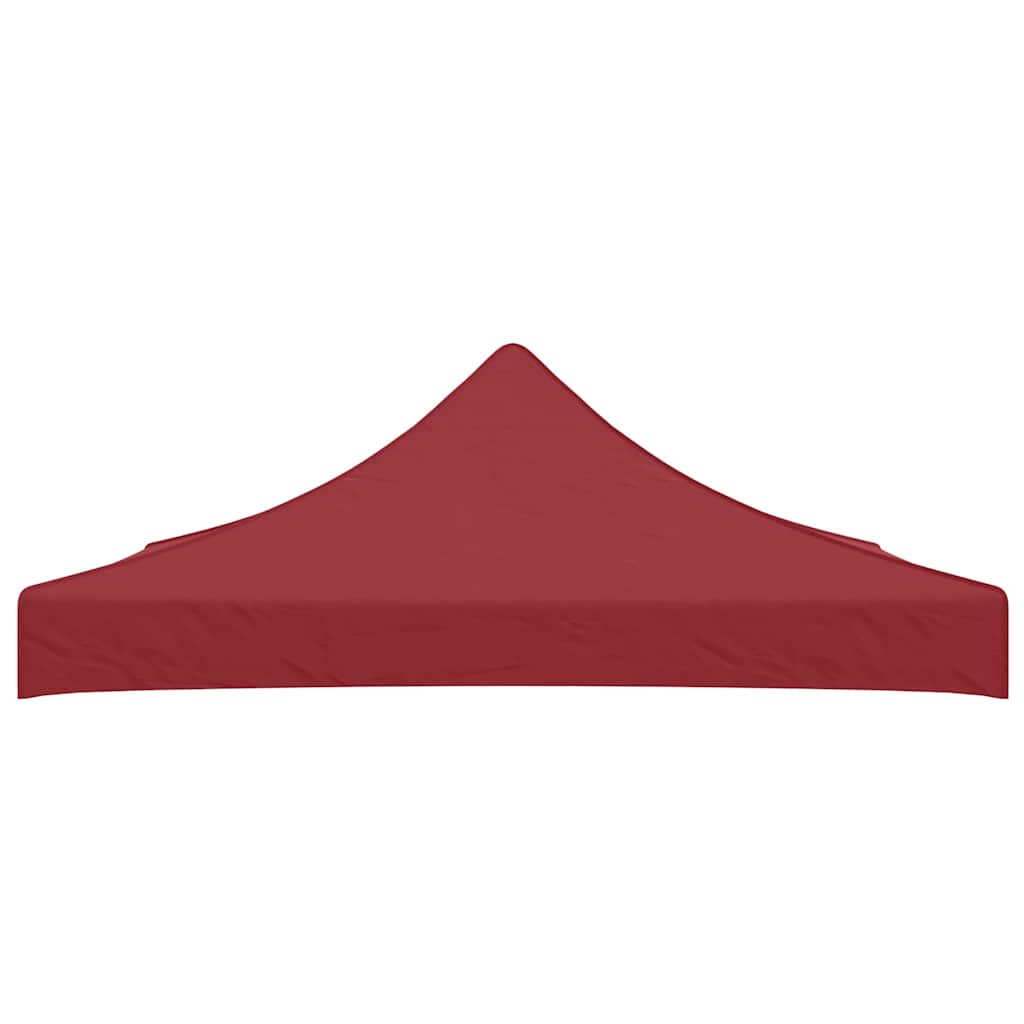 Tetto per Tendone per Feste 3x3 m Rosso Borgogna 270 g/m²
