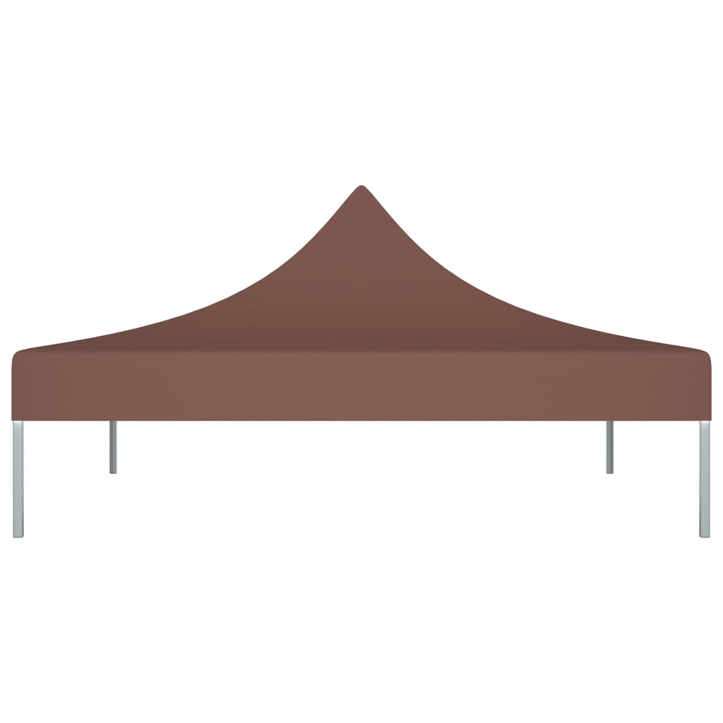 Tetto per Tendone per Feste 3x3 m Marrone 270 g/m² - homemem39