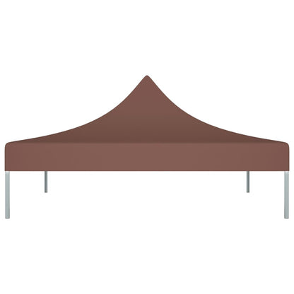 Tetto per Tendone per Feste 3x3 m Marrone 270 g/m² - homemem39