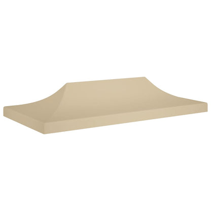 Tetto per Tendone per Feste 6x3 m Beige 270 g/m²