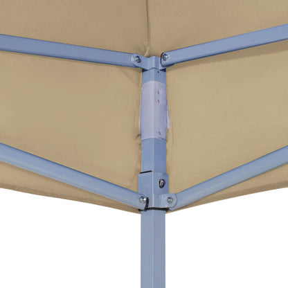 Tetto per Tendone per Feste 6x3 m Beige 270 g/m²