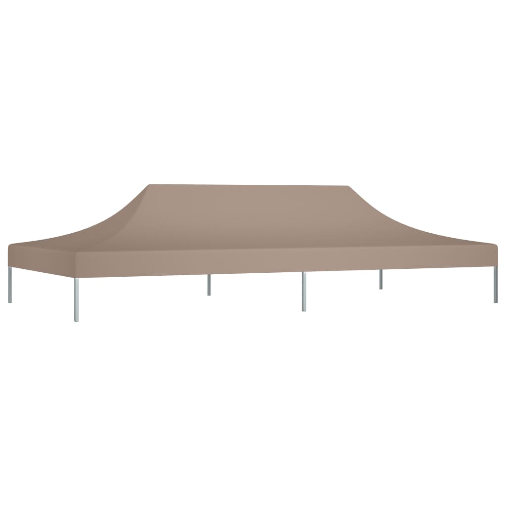 Tetto per Tendone per Feste 6x3 m Grigio Talpa 270 g/m²