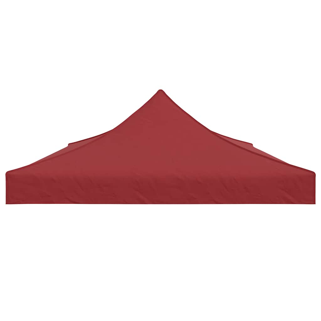 Tetto per Tendone per Feste 6x3 m Rosso Borgogna 270 g/m²