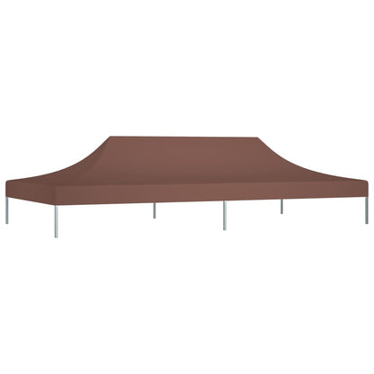 Tetto per Tendone per Feste 6x3 m Marrone 270 g/m²