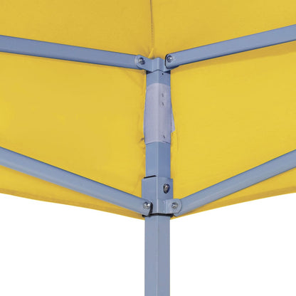 Tetto per Tendone per Feste 6x3 m Giallo 270 g/m²