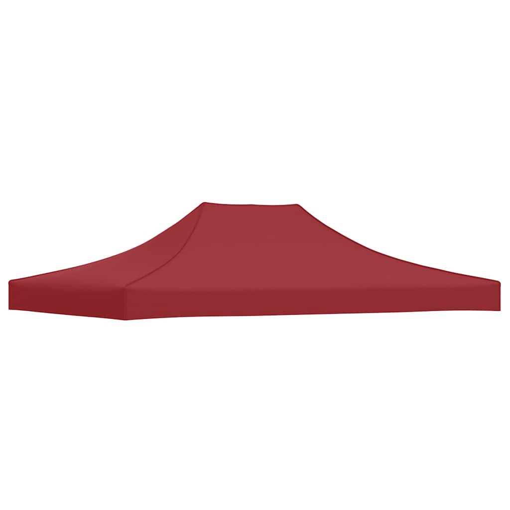 Tetto per Tendone per Feste 4x3 m Rosso Borgogna 270 g/m²