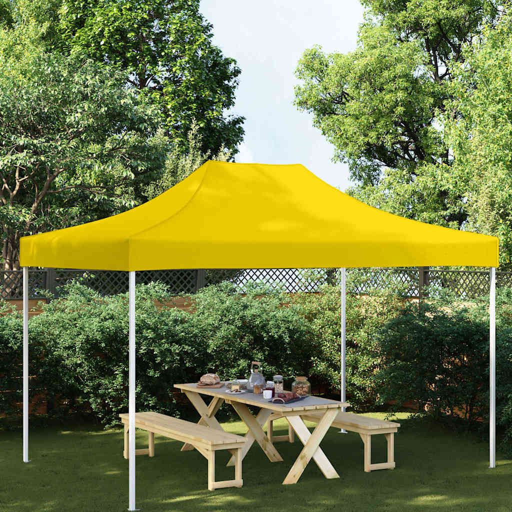 Tetto per Tendone per Feste 4x3 m Giallo 270 g/m² - homemem39