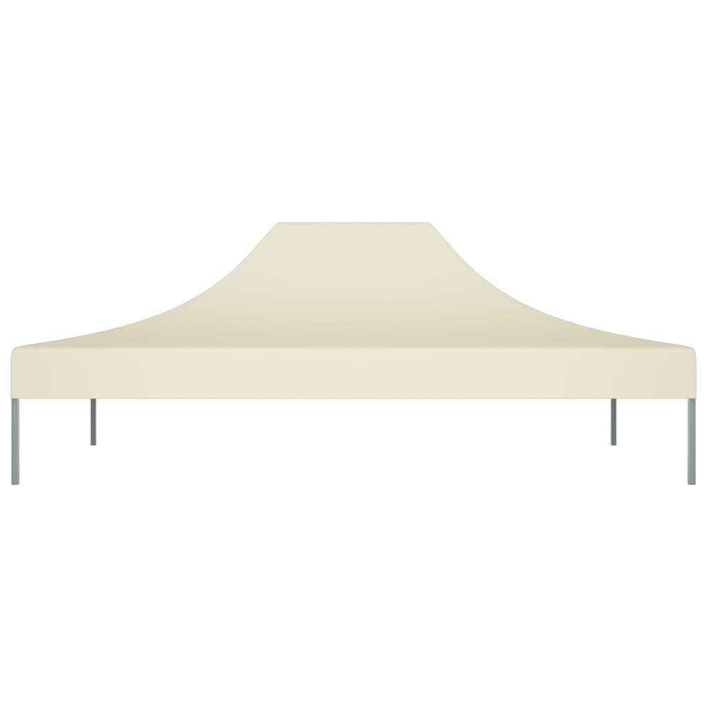 Tetto per Tendone per Feste 4,5x3 m Crema 270 g/m²