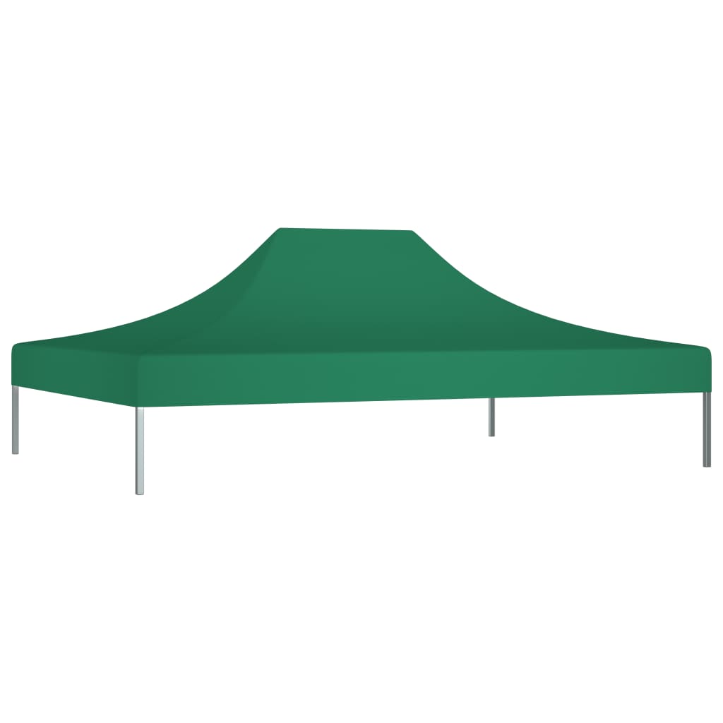 Tetto per Tendone per Feste 4,5x3 m Verde 270 g/m²