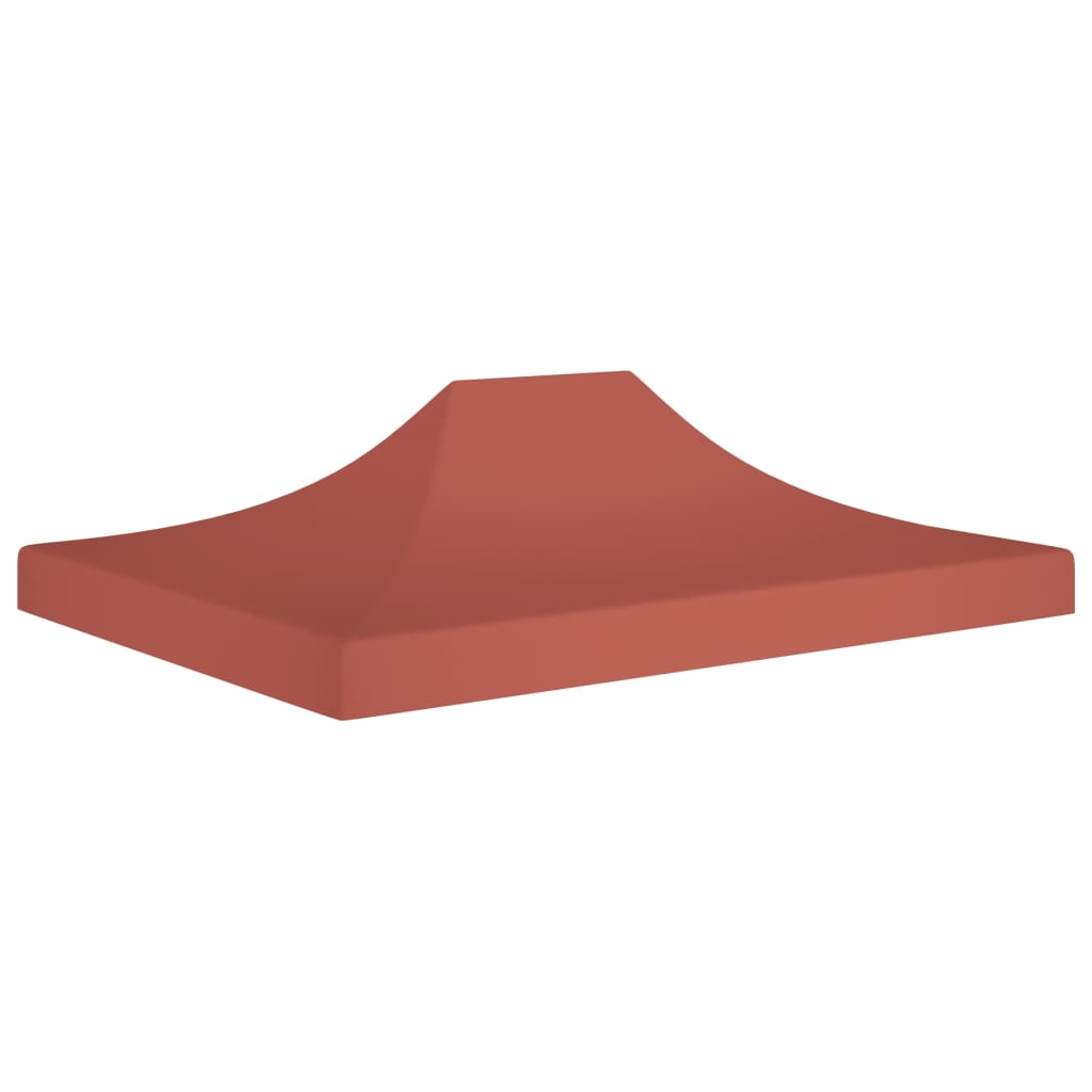 Tetto per Tendone per Feste 4,5x3 m Terracotta 270 g/m²