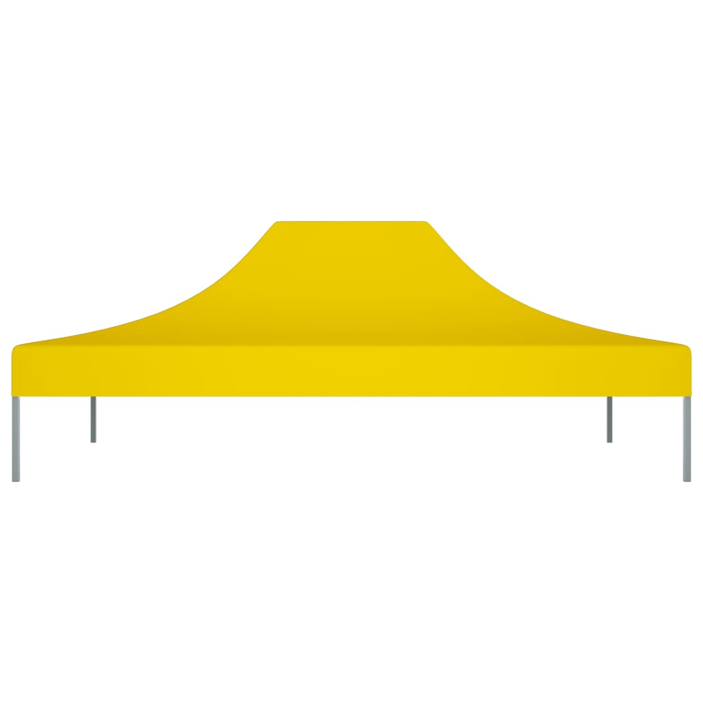 Tetto per Tendone per Feste 4,5x3 m Giallo 270 g/m²