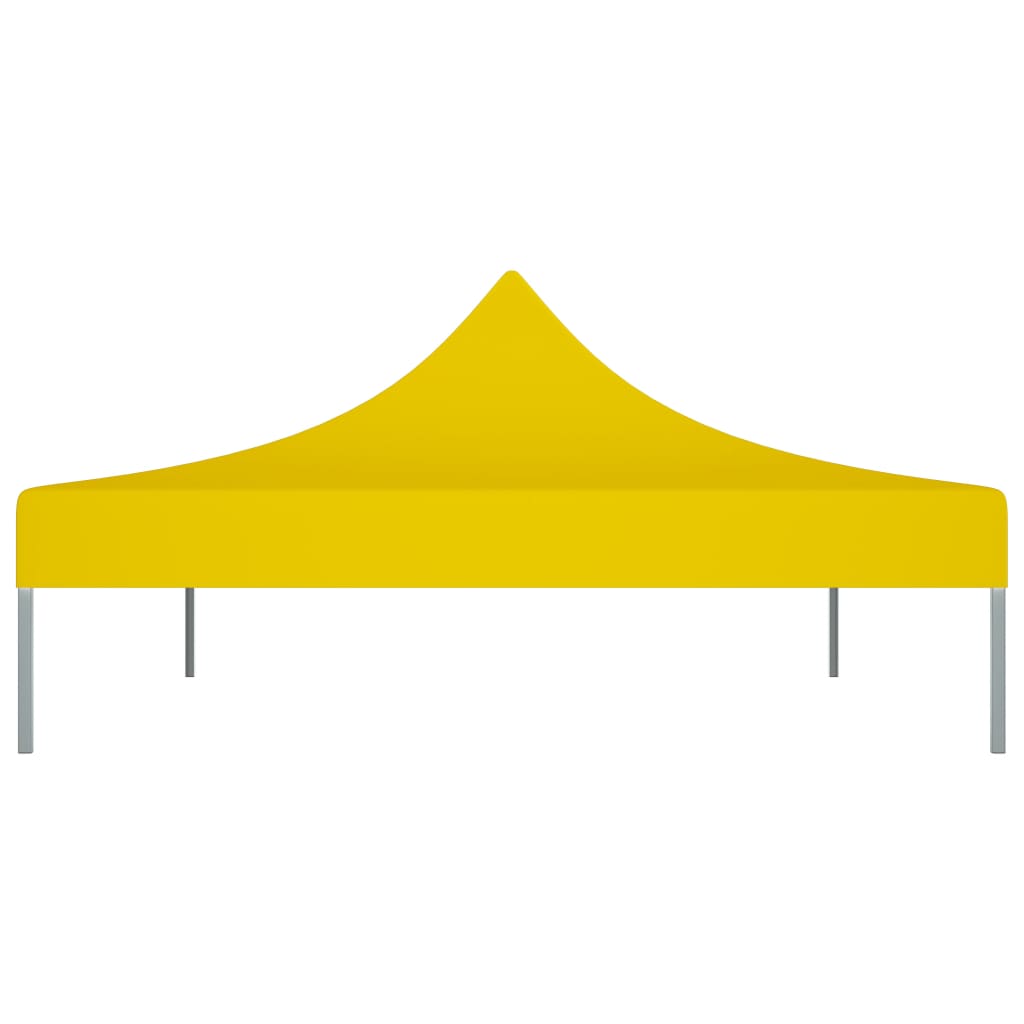 Tetto per Tendone per Feste 4,5x3 m Giallo 270 g/m²