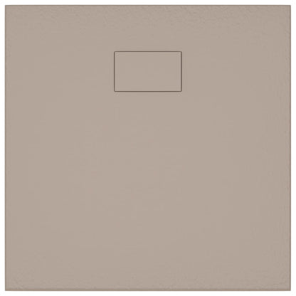 Piatto Doccia in SMC Marrone 80x80 cm - homemem39