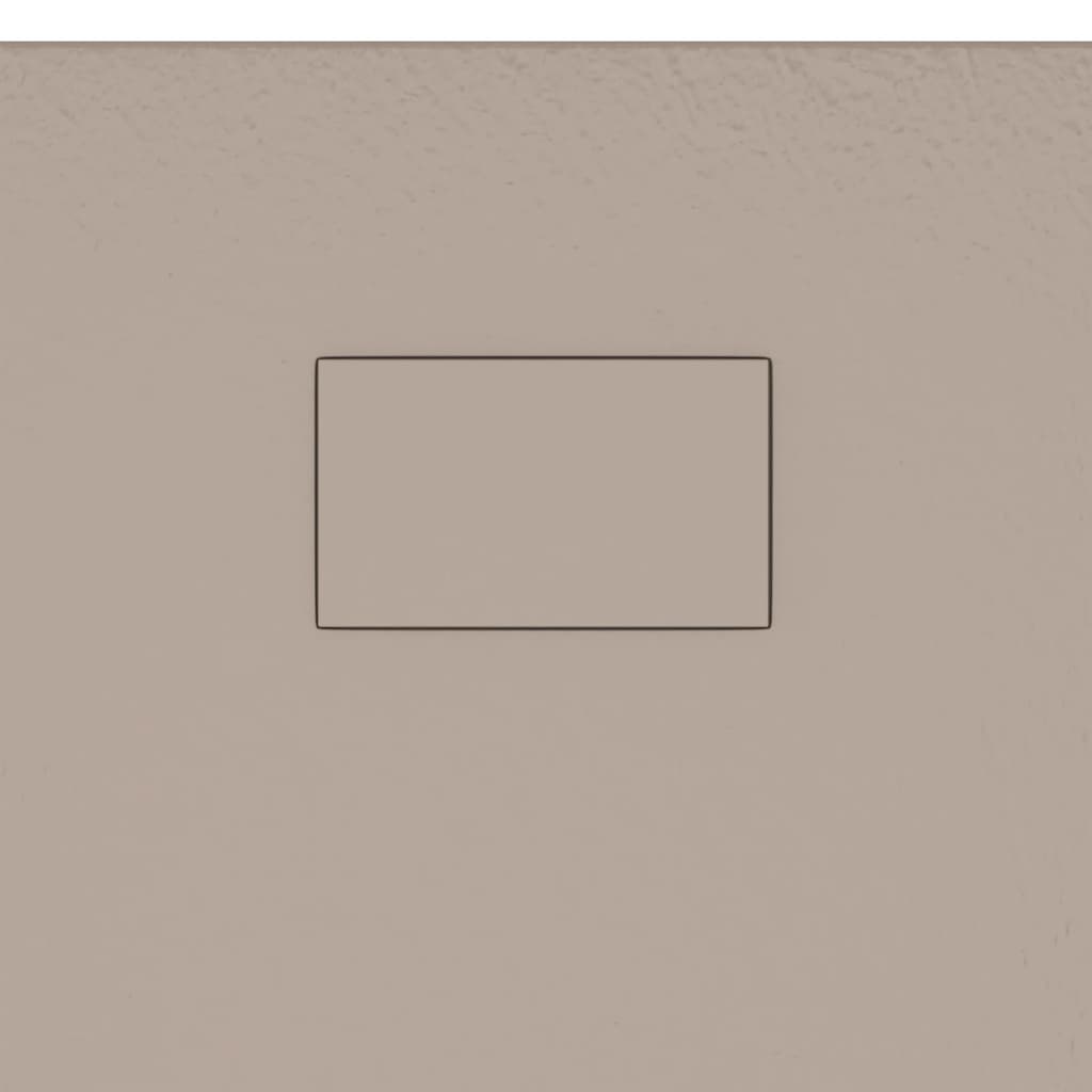 Piatto Doccia in SMC Marrone 90x80 cm - homemem39