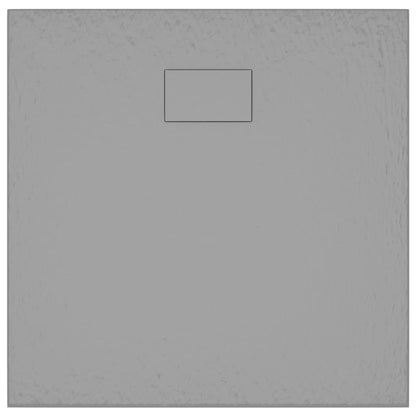 Piatto Doccia in SMC Grigio 90x80 cm - homemem39