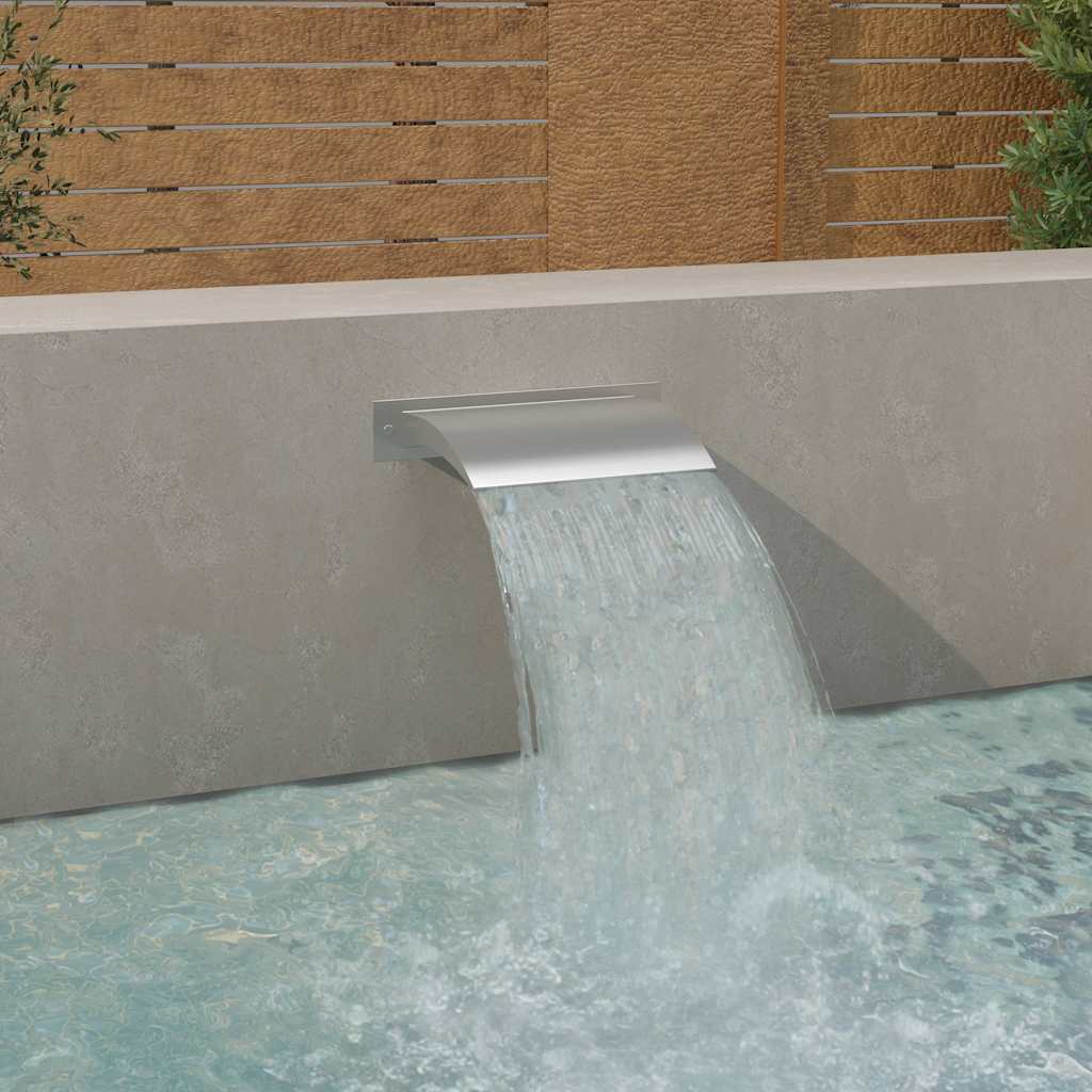 Fontana per Piscina in acciaio inossidabile Argento