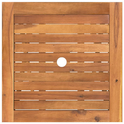 Set da Pranzo da Giardino 3 pz Pieghevole in Massello di Acacia - homemem39