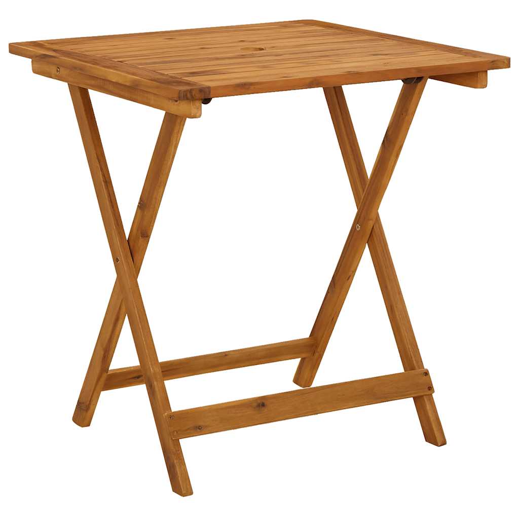 Set da Pranzo da Giardino 3 pz Pieghevole in Massello di Acacia | homemem39