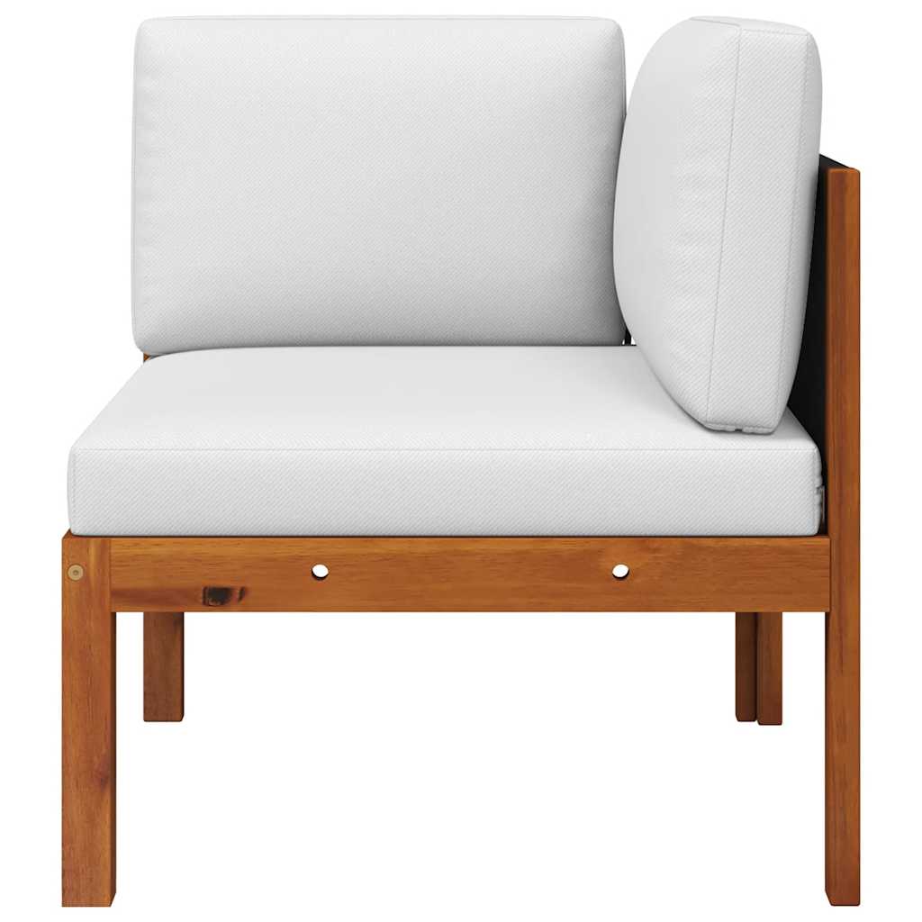 Set da giardino 2 pezzi con cuscini in legno di acacia e corda - homemem39