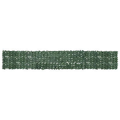 Paravento da Balcone con Foglie Verde Scuro 500x75 cm | homemem39
